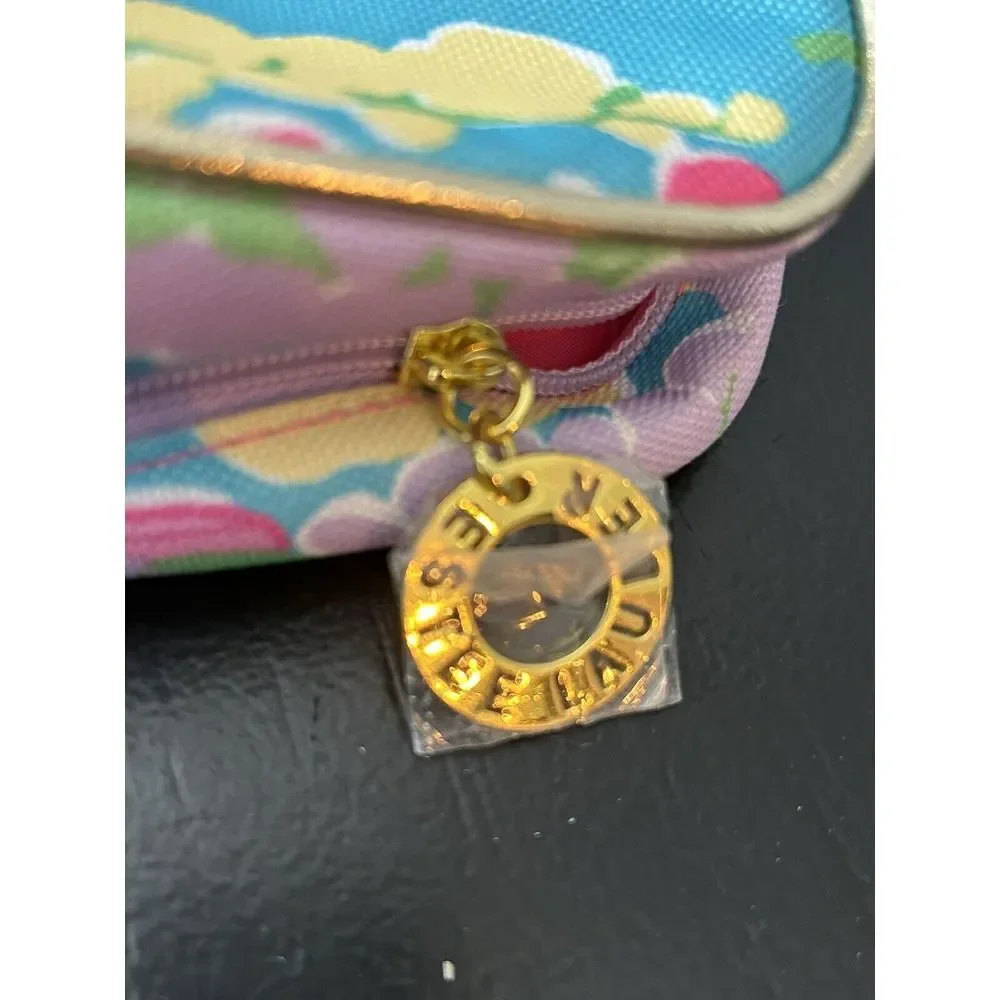Lilly Pulitzer Estee Lauder Makeup Bag Pink‎ Floral New